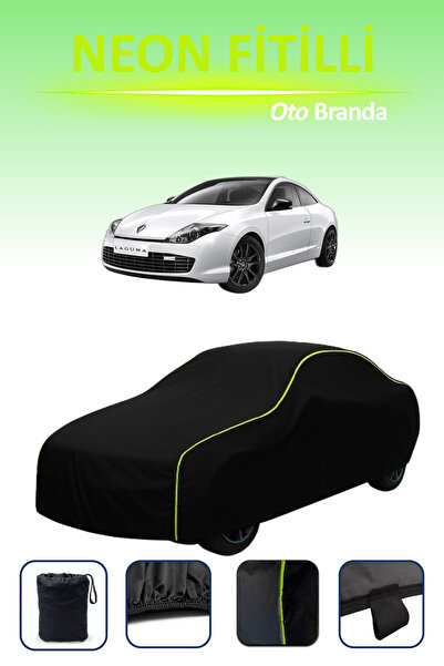 Cemku Cool أسود [رينو لاجونا كوبيه 2008 - 2021] مشمع سيارة متوافق مع حبال الن...