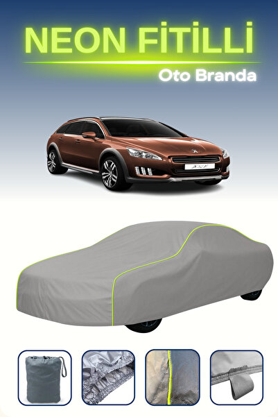 Cemku Shine رمادي [Peugeot Peugeot 508 Rxh 2011 - 2014] مشمع سيارة متوافق مع ...