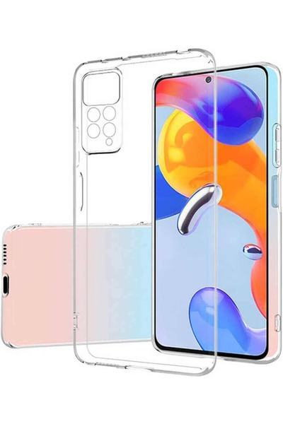 PSGT Xiaomi Redmi Note 11 ve 11 S Kılıf Transparent Soft Şeffaf