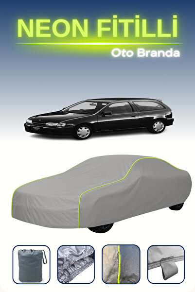 Cemku Shine رمادي [نيسان ألميرا / بولسار 3 أبواب 1995 - 2000] مشمع سيارة بحبل...