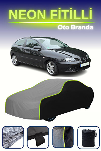 Cemku Fast أسود-رمادي-أسود [Seat Ibiza 5 أبواب 2002 - 2006] مشمع سيارة متوافق...