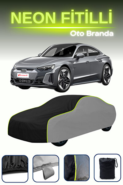 Cemku Shade رمادي-أسود-رمادي [أودي إي-ترون GT الاختبارية] قماش مشمع للسيارة م...