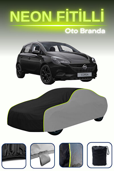 Cemku Shade رمادي-أسود-رمادي [أوبل كورسا 5 أبواب 2014 - 2019] مشمع سيارة متوا...