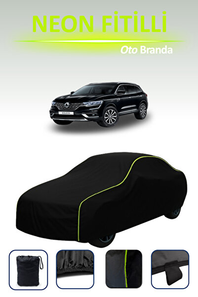 Cemku Cool أسود [رينو كوليوس 2016 - 2019] مشمع سيارة متوافق مع حبال النيون، م...