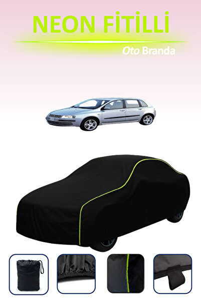 Cemku Cool أسود [فيات ستيلو 5 أبواب 2001 - 2006] مشمع سيارة متوافق مع النيون،...