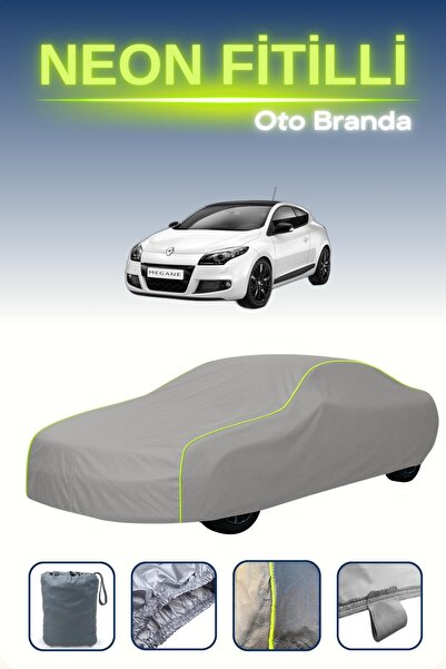 Cemku Shine رمادي [رينو ميجان كوبيه موناكو جي بي] مشمع سيارة متوافق مع حبال ا...