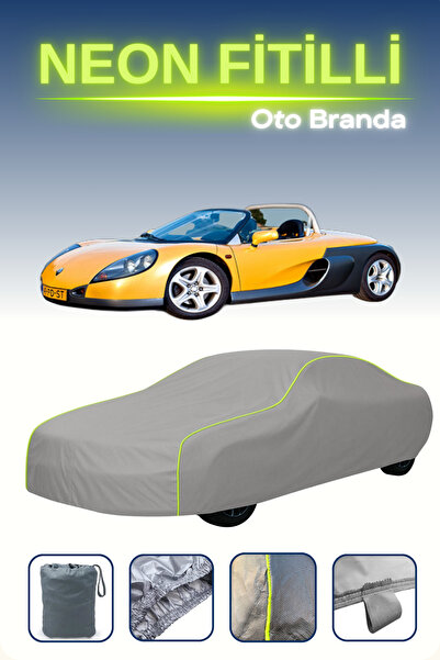 Cemku Shine رمادي [رينو سبورت سبايدر] مشمع سيارة متوافق مع حبال النيون، مقاوم للماء والغبار