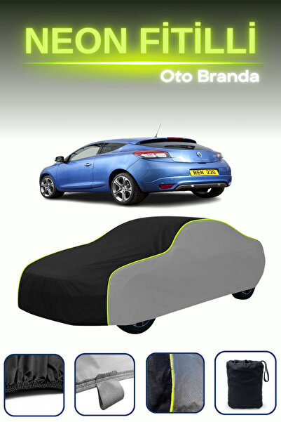 Cemku Shade رمادي-أسود-رمادي [رينو ميجان جي تي 3 أبواب 2013 - 2015] مشمع سيار...