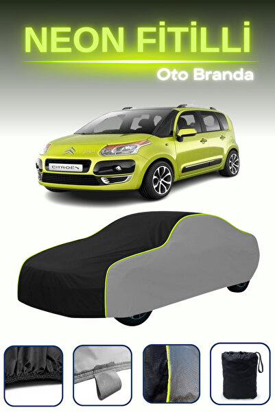 Cemku Shade رمادي-أسود-رمادي [سيتروين C3 بيكاسو 2008 - 2012] قماش مشمع سيارة ...