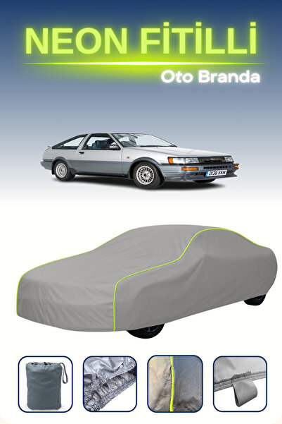 Cemku Shine رمادي [تويوتا كورولا كوبيه 5] مشمع سيارة متوافق مع حبال النيون، م...