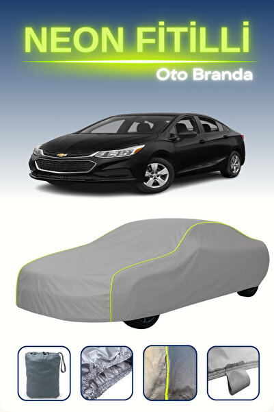 Cemku Shine رمادي [شيفروليه كروز 2016 - 2018] مشمع سيارة متوافق مع حبال النيو...