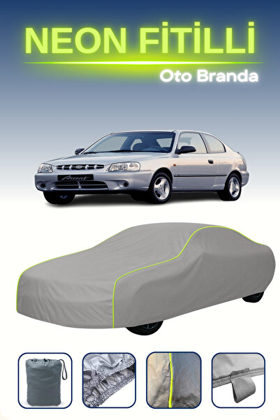 Cemku Shine رمادي [Hyundai Accent 3 أبواب 1999 - 2003] غطاء سيارة متوافق مع ح...