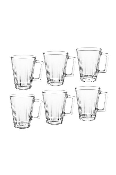ALSAIF Saif Pure Chinese Glass Tea Cup Set, 250ml