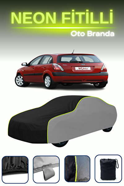 Cemku Shade رمادي-أسود-رمادي [كيا ريو هاتشباك 2005 - 2008] مشمع سيارة متوافق ...