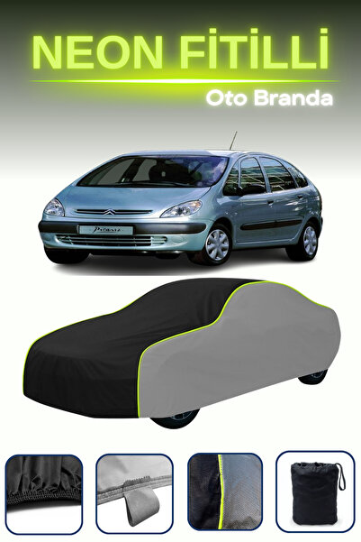 Cemku Shade رمادي-أسود-رمادي [سيتروين كسارا بيكاسو 1999 - 2004] قماش مشمع سيا...