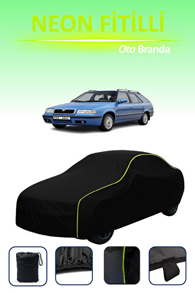 Cemku Cool أسود [سكودا فيليسيا كومبي 1995 - 2001] مشمع سيارة متوافق مع حبل ال...