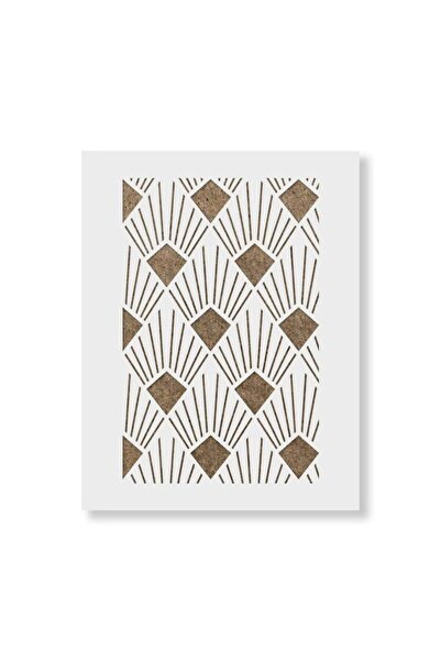 OEM Sablon Perete vopsire, tencuiala 900x600x0.7mm Metropolis Flare Refolosib...