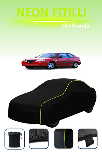 Cemku Cool أسود [Hyundai Accent 3 أبواب 2003 - 2006] مشمع سيارة متوافق مع حبا...