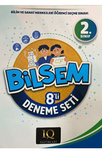 IQ YAYINLARI 2. Sınıf Bilsem 8'li Deneme Seti / Kolektif / IQ Yayınları / 978...