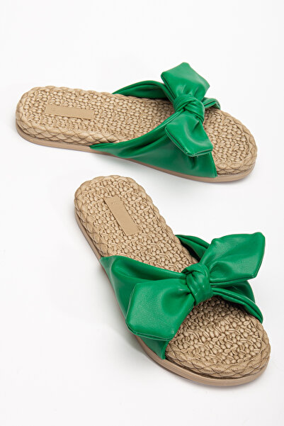 uway Bow Women's Slippers Non-Slip Soft Sole Daily Comfortable Pool Sea Beach Slippers