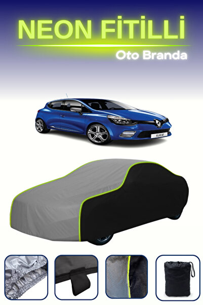 Cemku Fast أسود-رمادي-أسود [رينو كليو جي تي 5 أبواب 2013 - 2021] مشمع سيارة م...