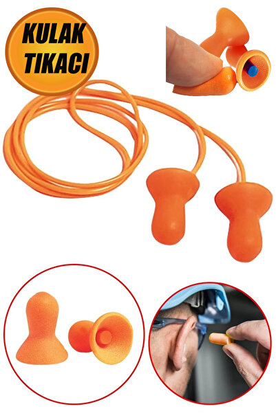 NUBLADO Kulak Tıkacı 26 Db Yıkanabilir İpli Tıkaç Gürültü Ses Önleyici Yüzme ...