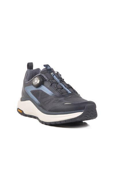 AYK'S Navy Blue-White Smart Lace-Up Mesh Men's Sports Shoes 360918 m