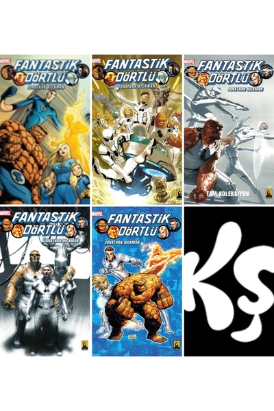 Arka Bahçe Yayıncılık Fantastik Dörtlü 1-2-3-4-5 SET (5 KİTAP)