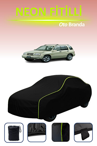 Cemku Cool أسود [سوزوكي إسكودو 2] مشمع سيارة متوافق مع حبال النيون، مقاوم للم...