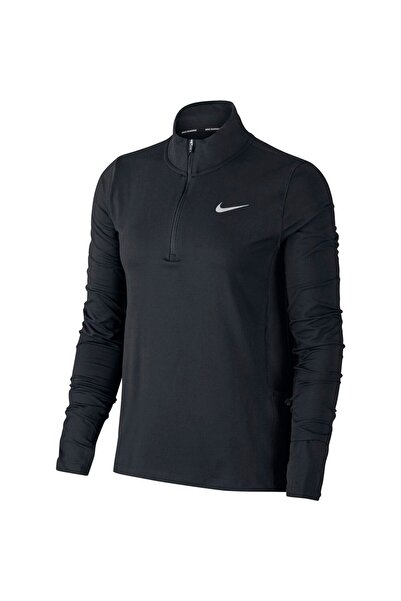 Nike W Nk Df Element Top Hz Kadın Siyah T-shirt - CU3220-010