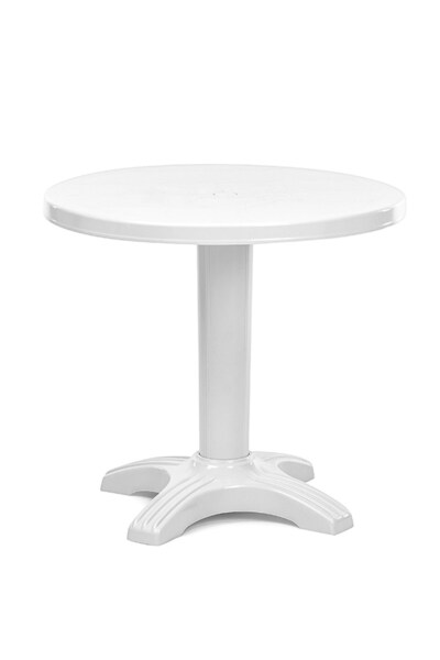 EFFE HOME 60 CM Plastik Yuvarlak Bahçe-Balkon Masası