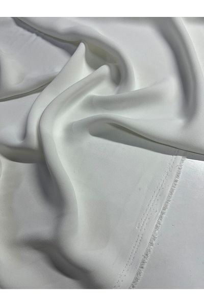 Kumaş sever Draped Adriana Crepe Fabric Double En Meteric Evening Dress Ferace Hijab Clothing Sewing