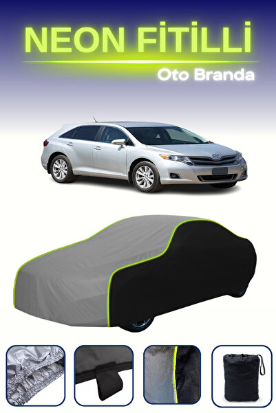 Cemku Fast أسود-رمادي-أسود [تويوتا فينزا 2009 - 2017] مشمع سيارة متوافق مع حب...