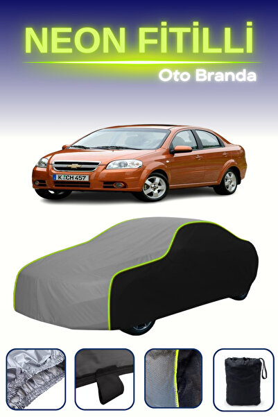 Cemku Fast أسود-رمادي-أسود [شيفروليه أفيو/كالوس سيدان 2005 - 2011] مشمع سيارة...