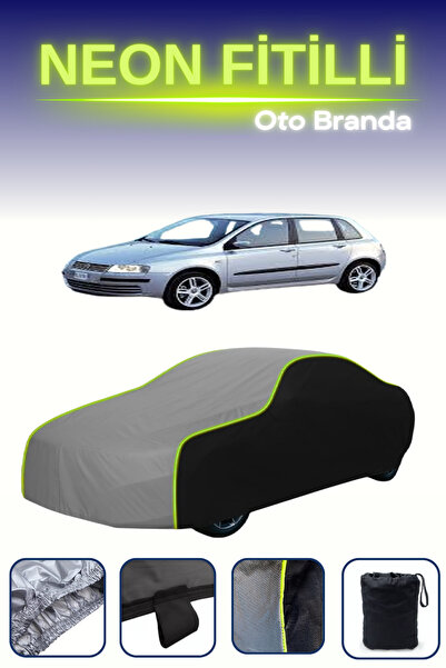 Cemku Fast أسود-رمادي-أسود [Fiat Stilo 5 أبواب 2001 - 2006] مشمع سيارة متوافق...