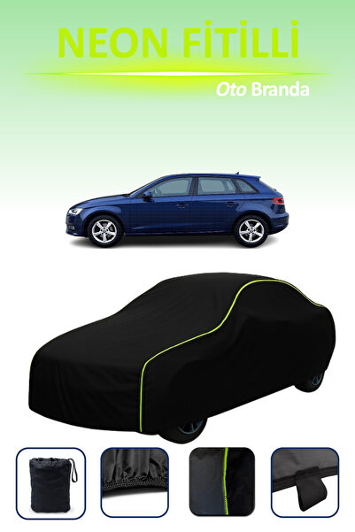 Cemku Cool أسود [Audi A3 Sportback (5 أبواب) 2012 - 2021] مشمع سيارة مضلع نيو...