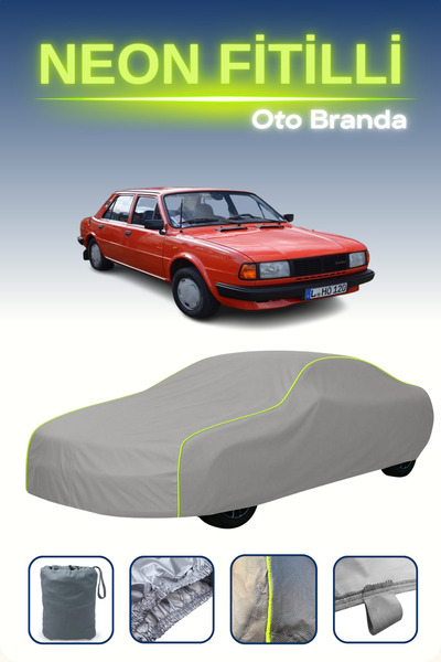 Cemku Shine رمادي [سكودا 130] مشمع سيارة متوافق مع النيون، مقاوم للماء والغبار