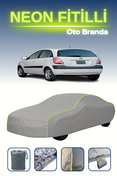 Cemku Shine رمادي [كيا ريو هاتشباك 2009 - 2011] مشمع سيارة متوافق مع حبال الن...