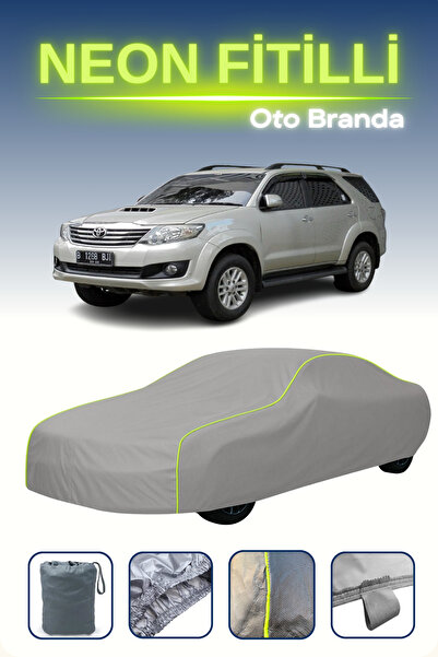 Cemku Shine رمادي [تويوتا فورتشنر 2011 - 2015] مشمع سيارة متوافق مع حبال الني...