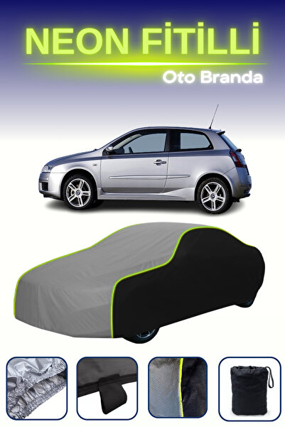 Cemku Fast أسود-رمادي-أسود [Fiat Stilo 3 أبواب 2006 - 2007] مشمع سيارة متوافق...