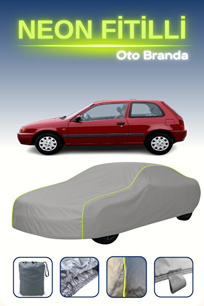 Cemku Shine رمادي [Toyota Starlet 3 أبواب 1996 - 1999] مشمع سيارة متوافق مع ح...