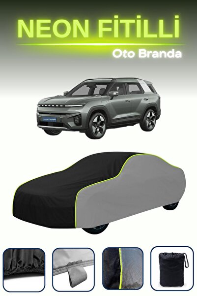 Cemku Shade Gri-Siyah-Gri [Kgm Mobility Torres] Uyumlu Neon Fitilli Araba Bra...