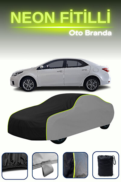 Cemku Shade رمادي-أسود-رمادي [تويوتا كورولا Eu 2016 - 2019] قماش مشمع سيارة ن...