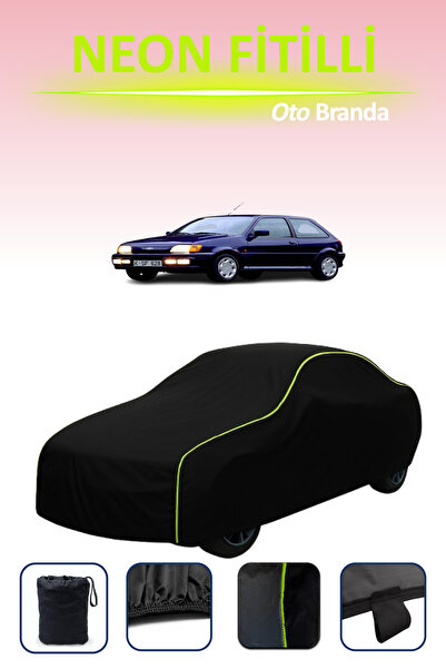 Cemku Cool أسود [Ford Fiesta 3] مشمع سيارة متوافق مع النيون، مقاوم للماء والغبار