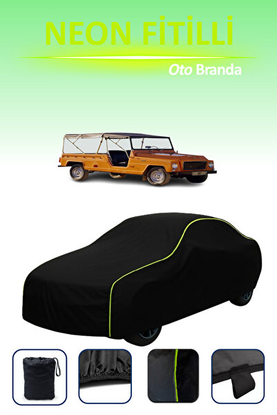 Cemku Cool أسود [رينو روديو 4] مشمع سيارة متوافق مع حبال النيون، مقاوم للماء ...