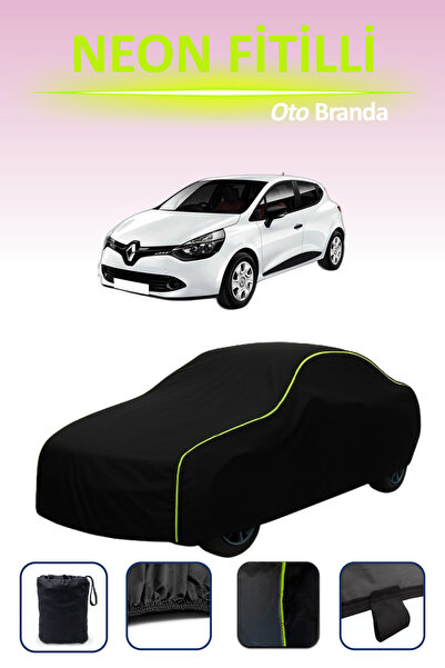 Cemku Cool أسود [رينو كليو 4] مشمع سيارة متوافق مع حبال النيون، مقاوم للماء و...