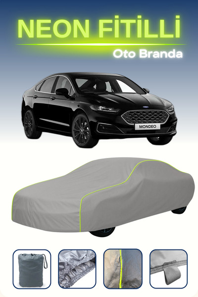 Cemku Shine رمادي [Ford Mondeo 1 Sedan] مشمع سيارة متوافق مع حبال النيون، مقا...