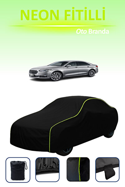 Cemku Cool Black [Ford Taurus 7] Compatible Neon Corded Car Tarpaulin, Water ...