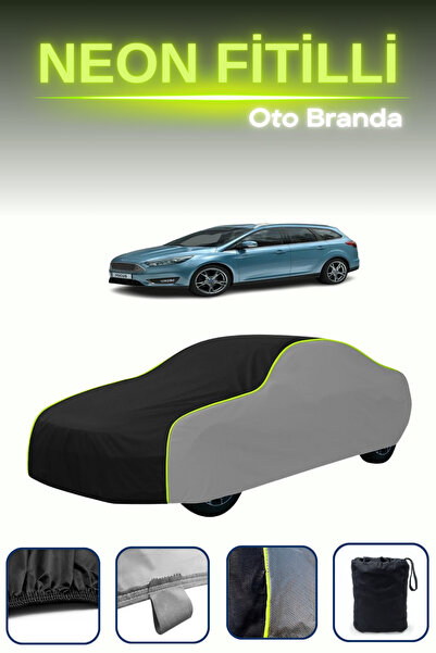 Cemku Shade رمادي-أسود-رمادي [Ford Focus Estate 2014 - 2018] مشمع سيارة متواف...