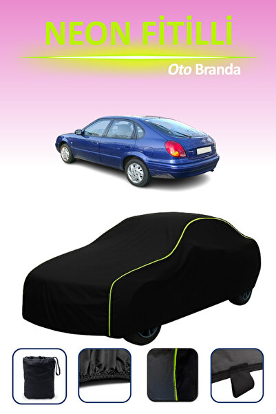 Cemku Cool أسود [تويوتا كورولا 5 أبواب 1997 - 2000] مشمع سيارة متوافق مع حبال...